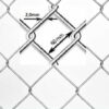 Plasa gard împletită zincată h-200 lungime 25m/rolă