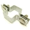 Colier zincat prindere panou Ø4mm, intermediar, pe stalp de 60x40mm