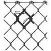Plasa impletita pvc H-150cm L-25m 5x5cm Ø 2,5mm